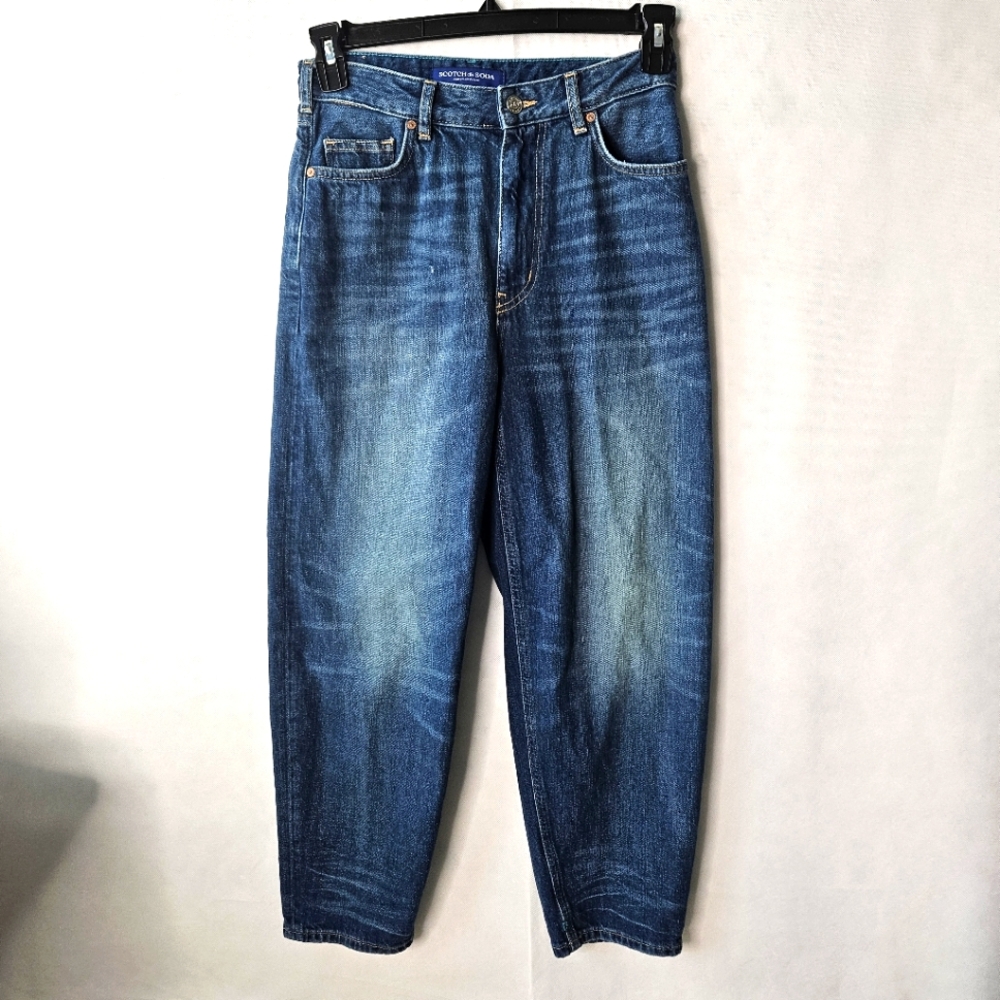 Scotch & Soda Women's Barrrel Blue Jeans Style The Tide Medium Wash Size 26/30
